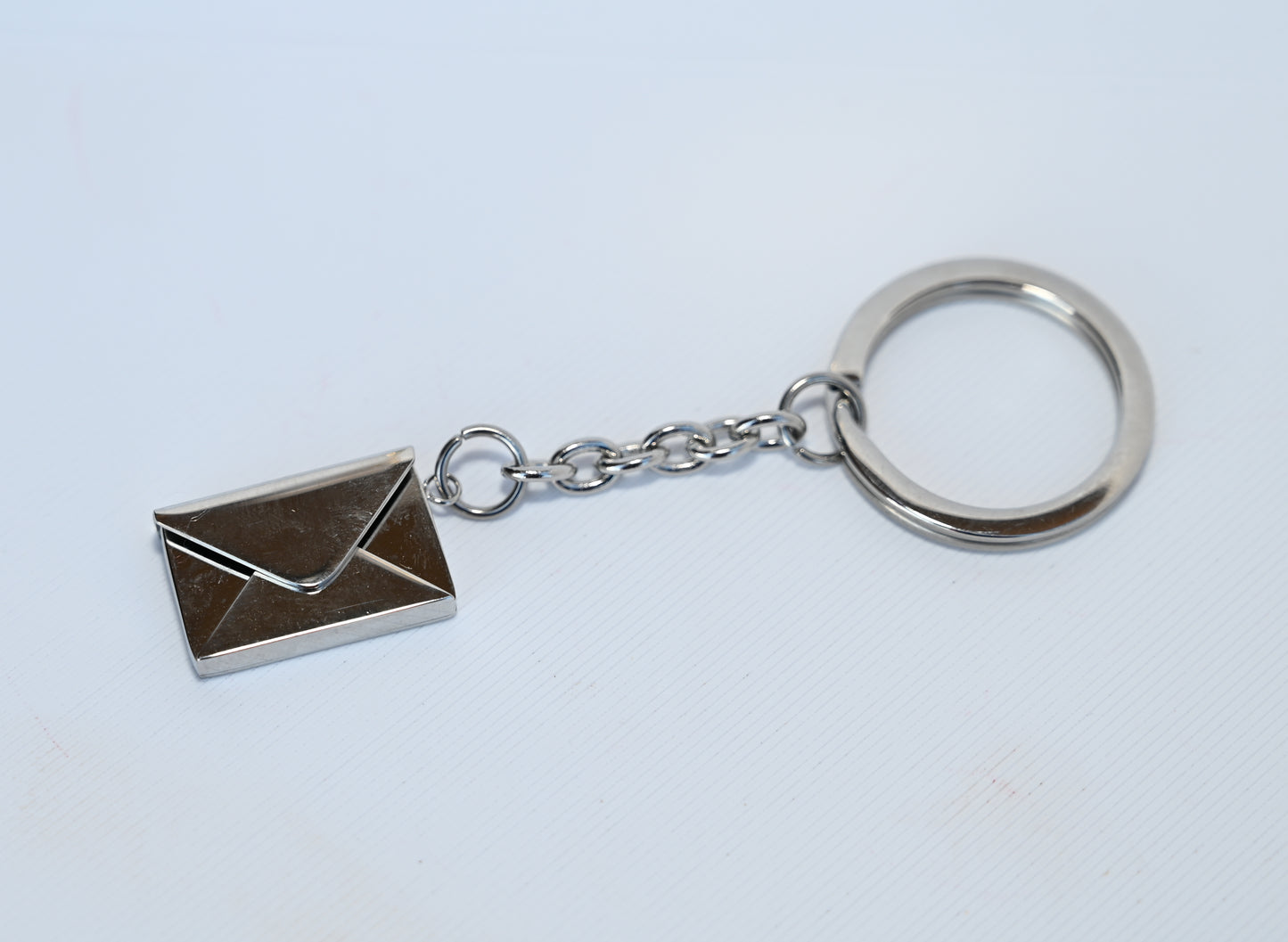 Secret Letter Envelope Keychain – Silver
